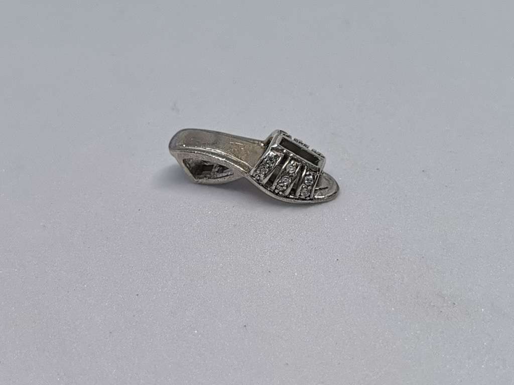 Silver Shoe Pendant