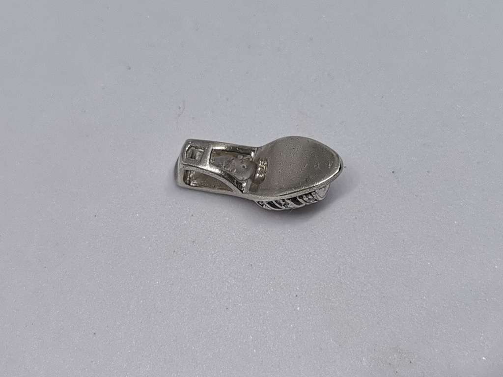 Silver Shoe Pendant