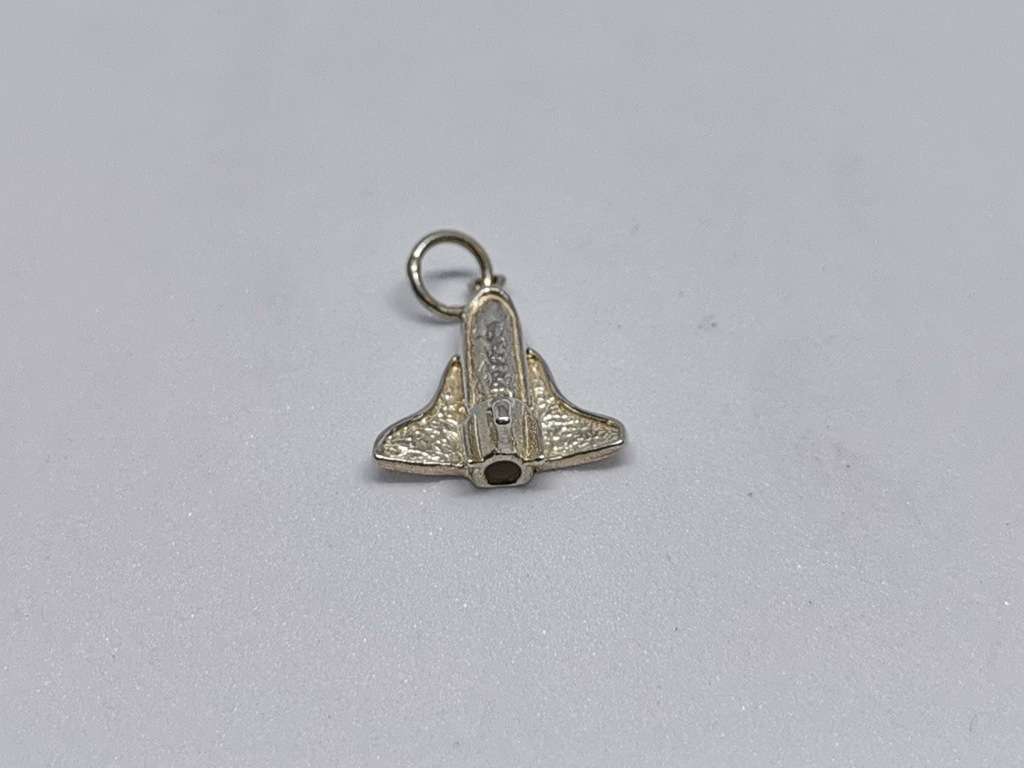 Silver Spaceship Pendant