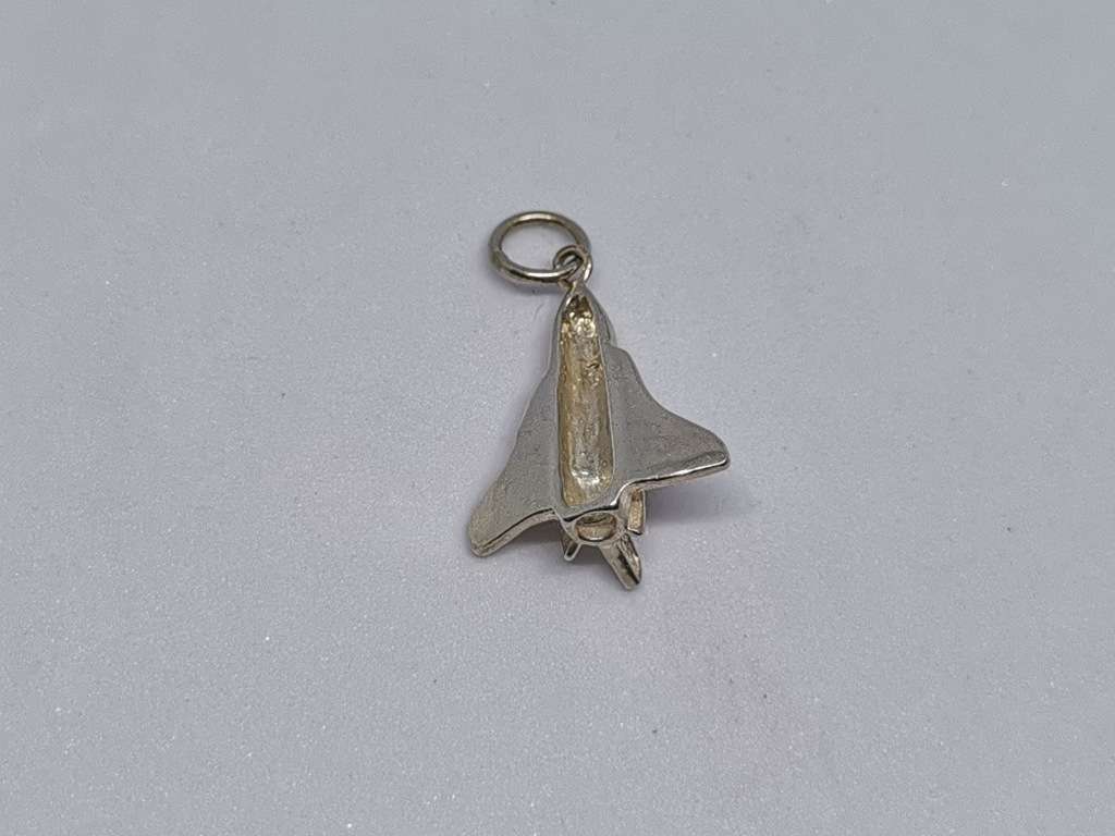 Silver Spaceship Pendant
