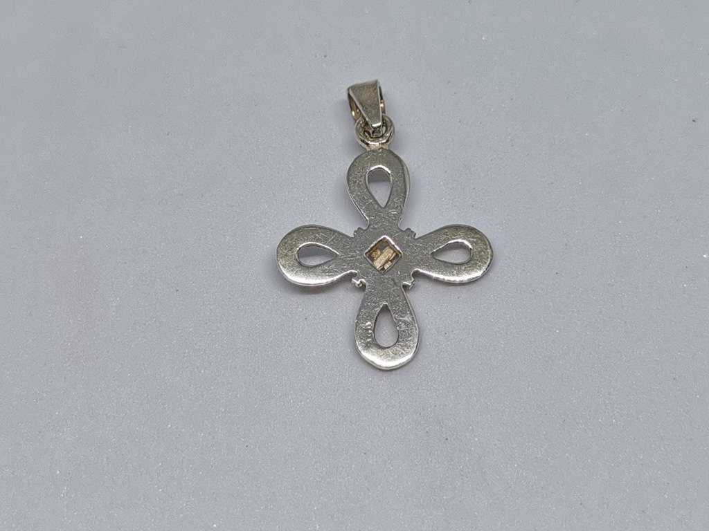 Silver Odin`s Heart Pendant