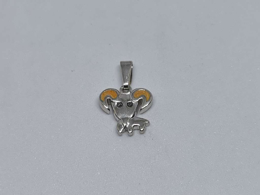 Silver Aries Pendant