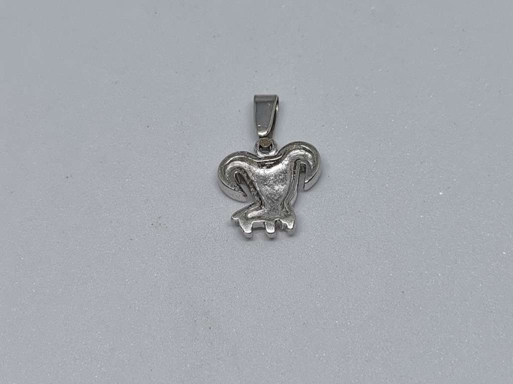 Silver Aries Pendant