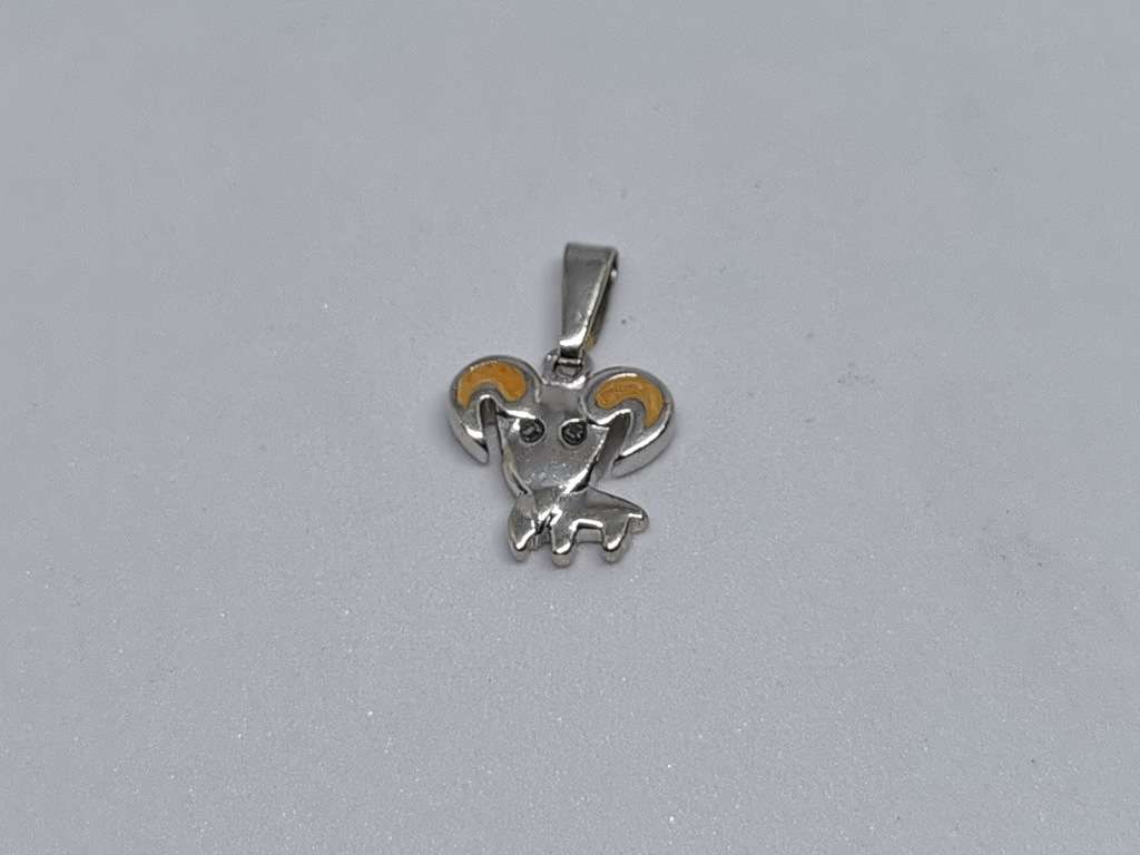 Silver Aries Pendant