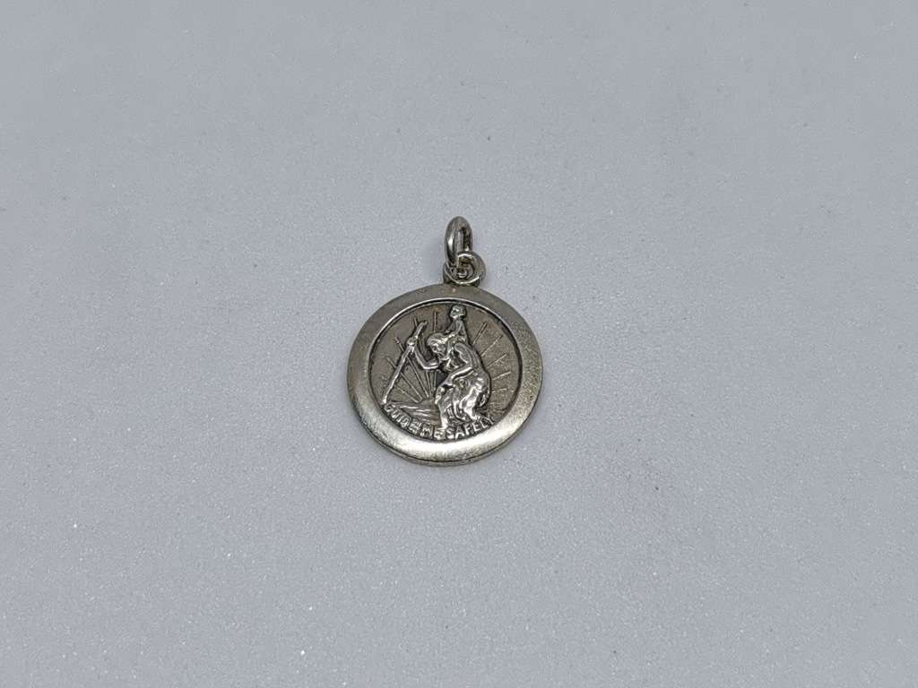 Silver St. Christopher Charm
