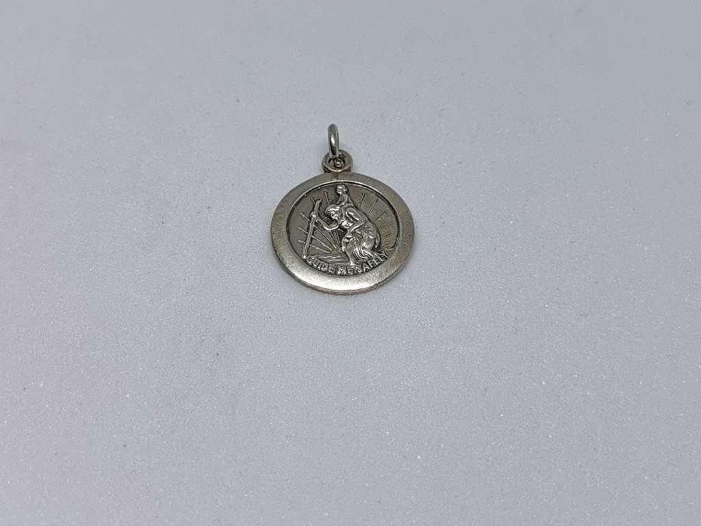 Silver St. Christopher Charm