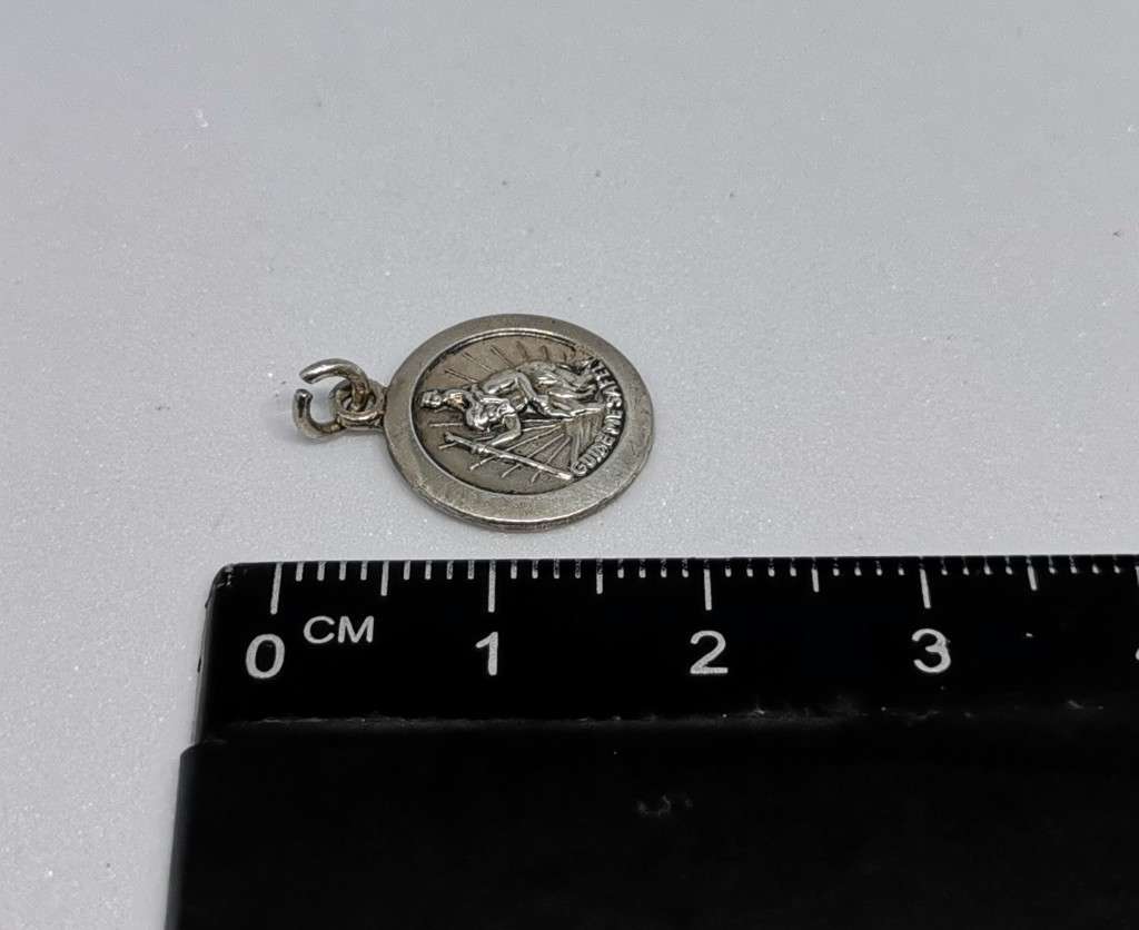 Silver St. Christopher Charm