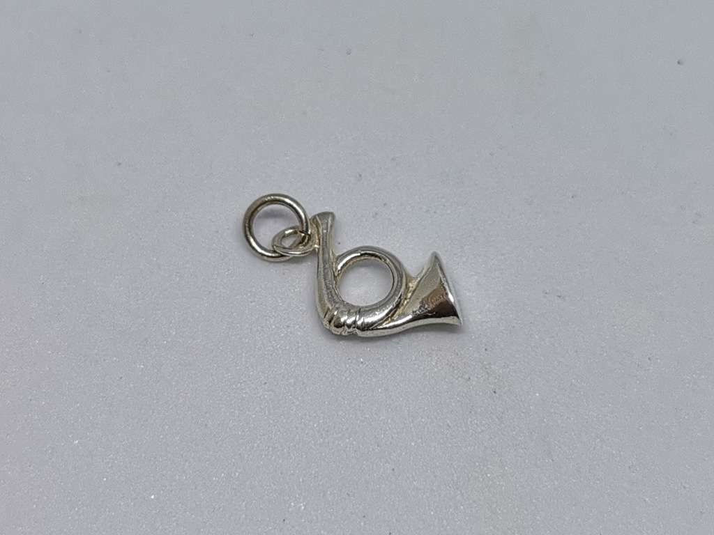 *R1 Auction* Silver Trumpet Charm