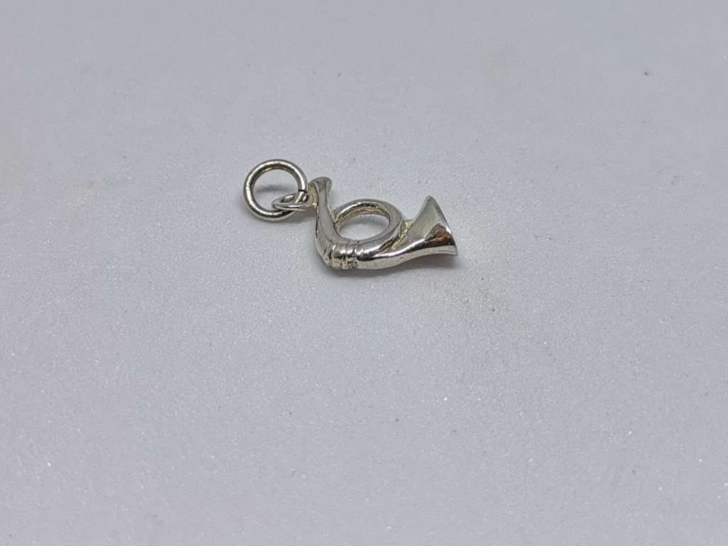 *R1 Auction* Silver Trumpet Charm