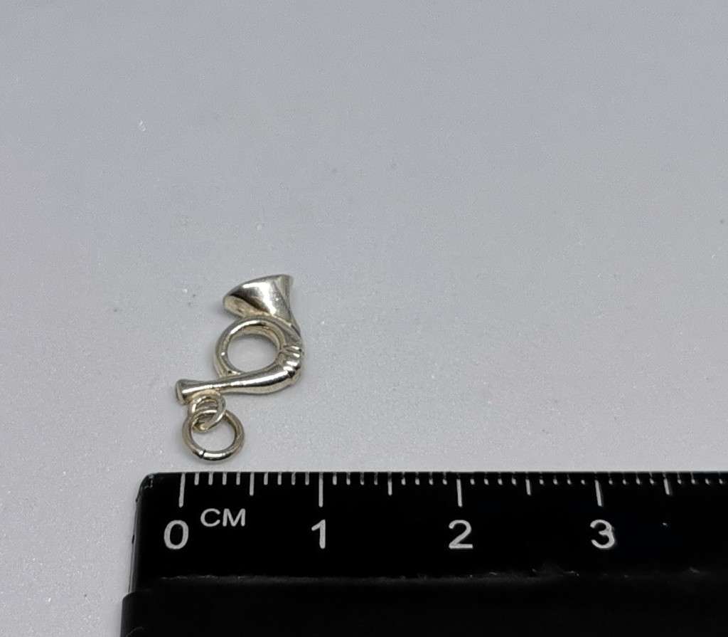 *R1 Auction* Silver Trumpet Charm