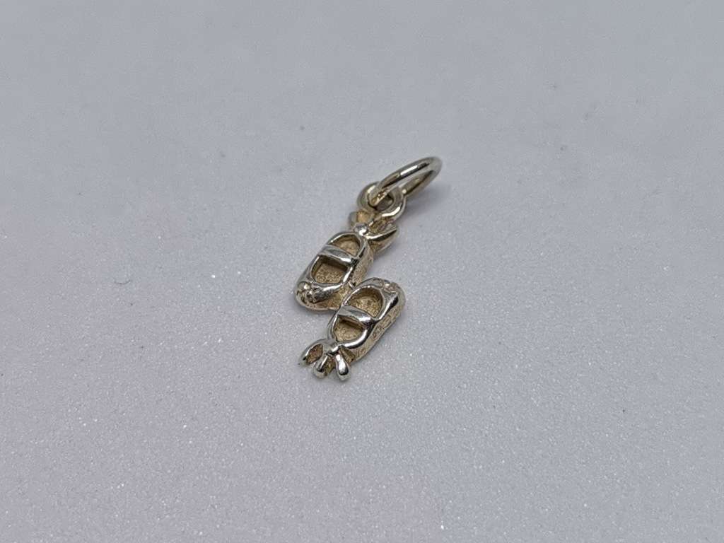 Silver Ballet Shoes Charm