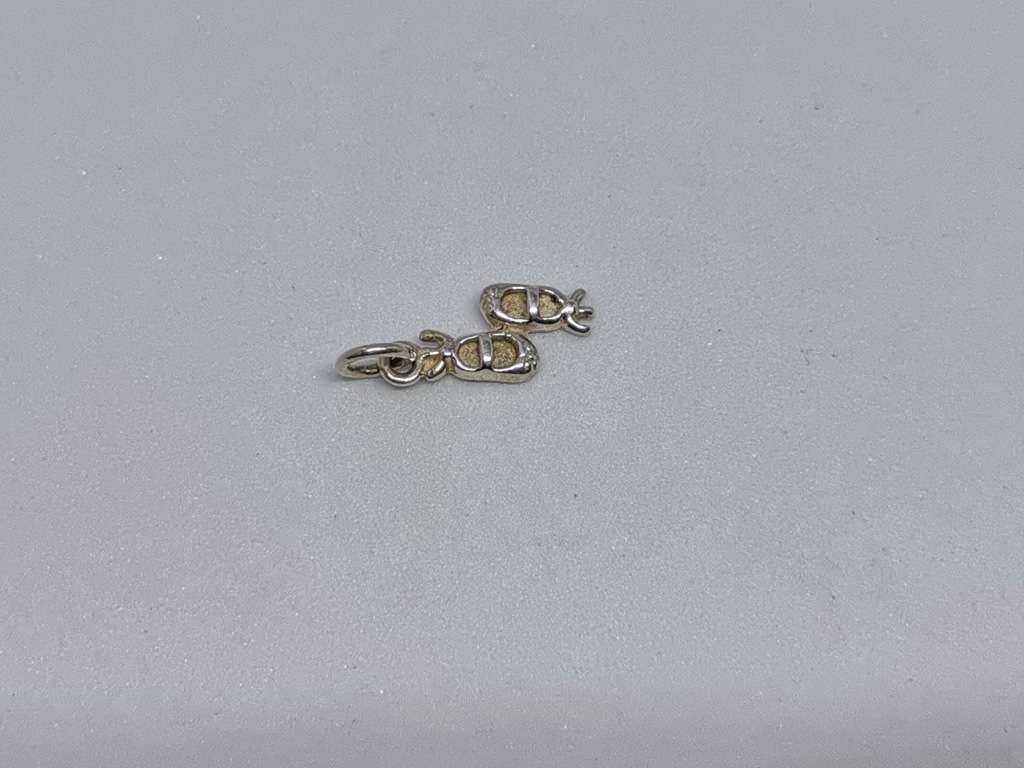 Silver Ballet Shoes Charm