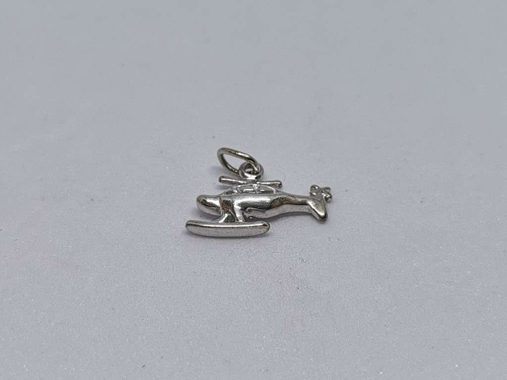 *R1 Auction* Silver Helicopter Charm