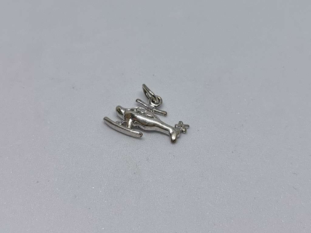 *R1 Auction* Silver Helicopter Charm