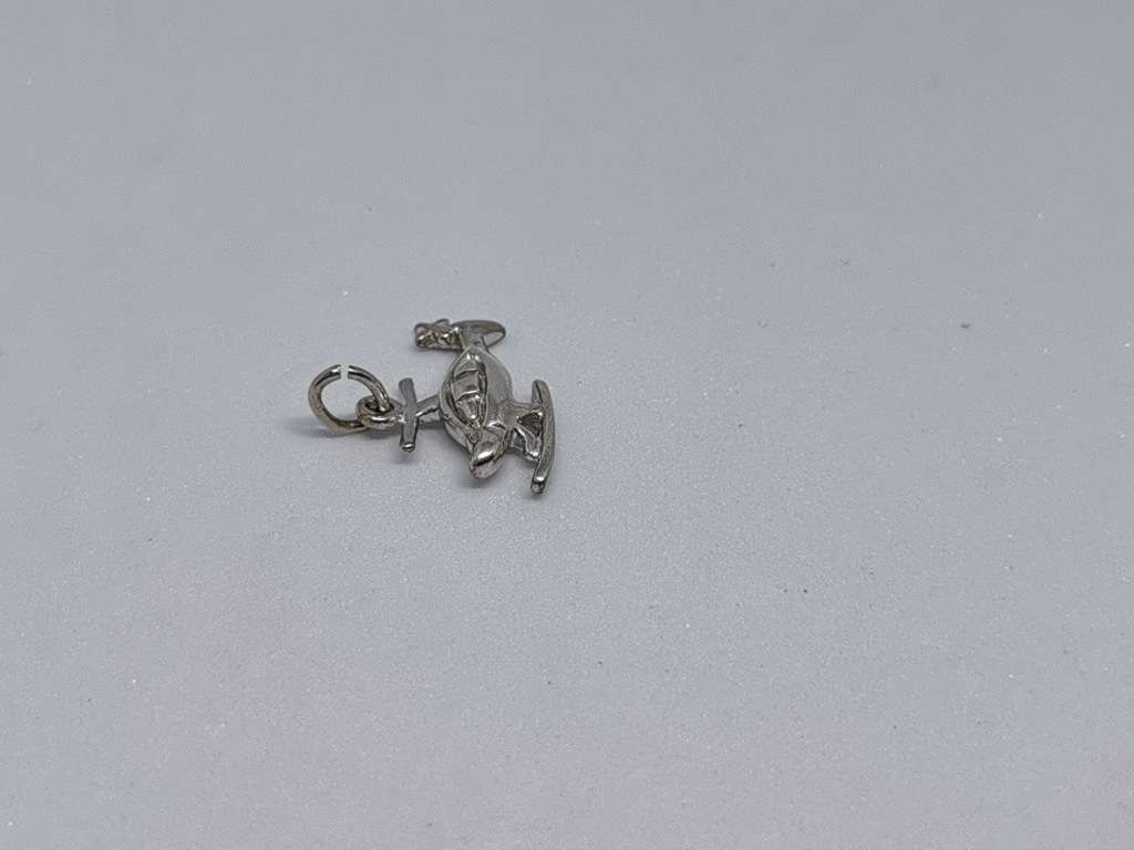 *R1 Auction* Silver Helicopter Charm