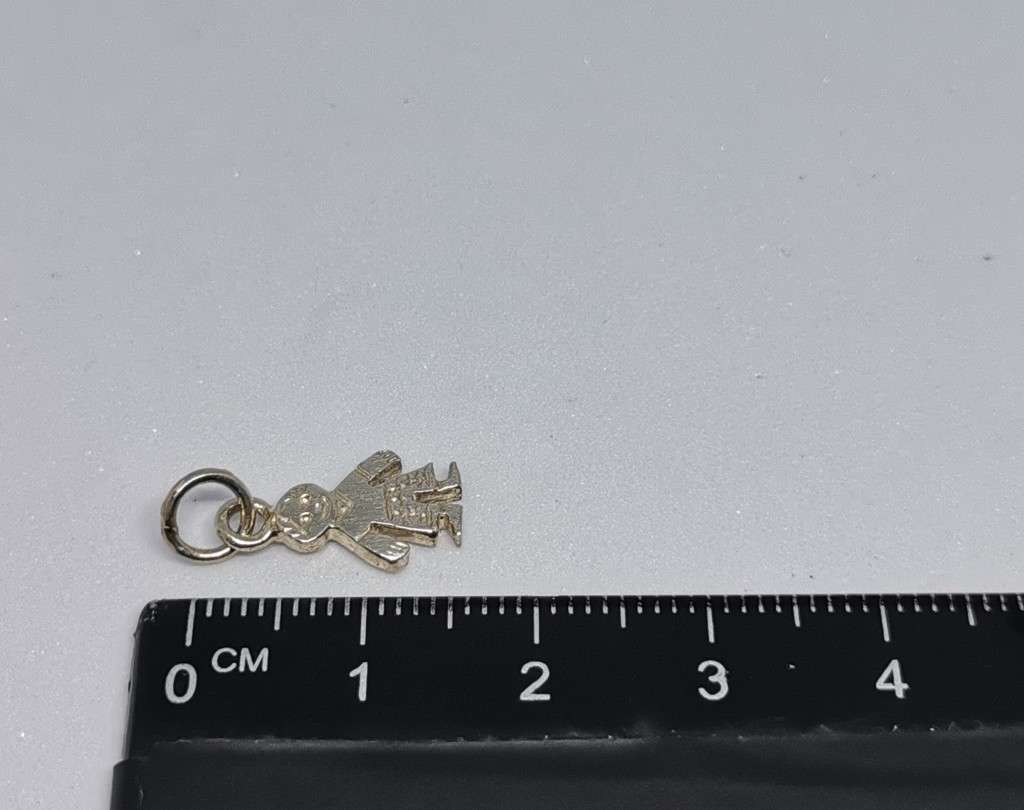 *R1 Auction* Silver Figure Charm