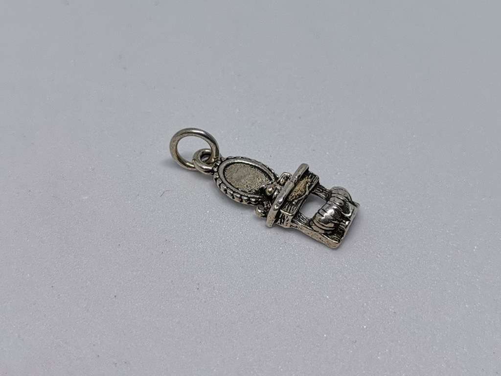 Silver Make-Up Table Charm