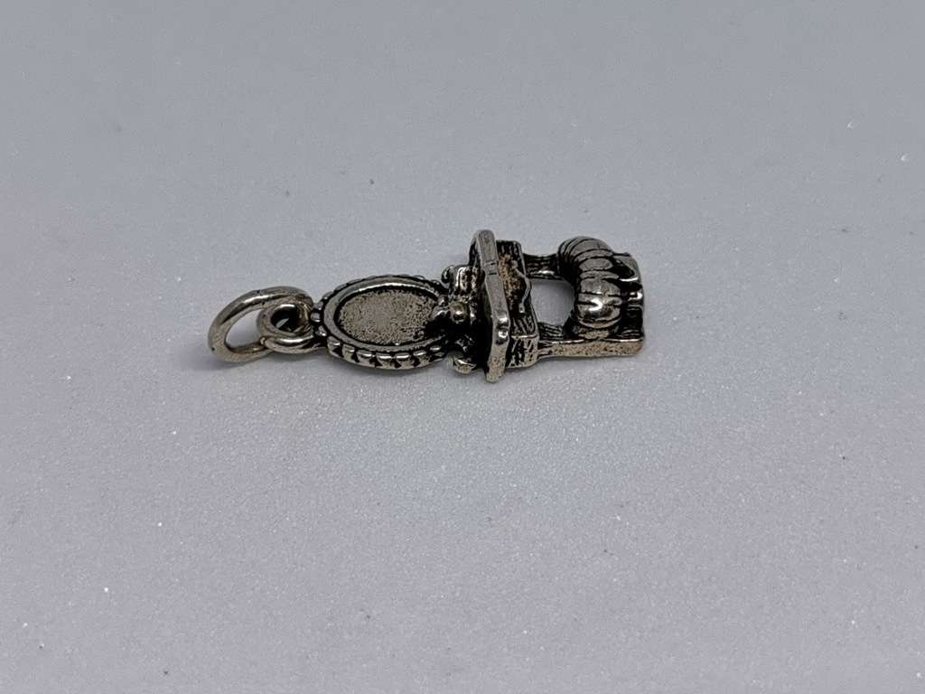 Silver Make-Up Table Charm