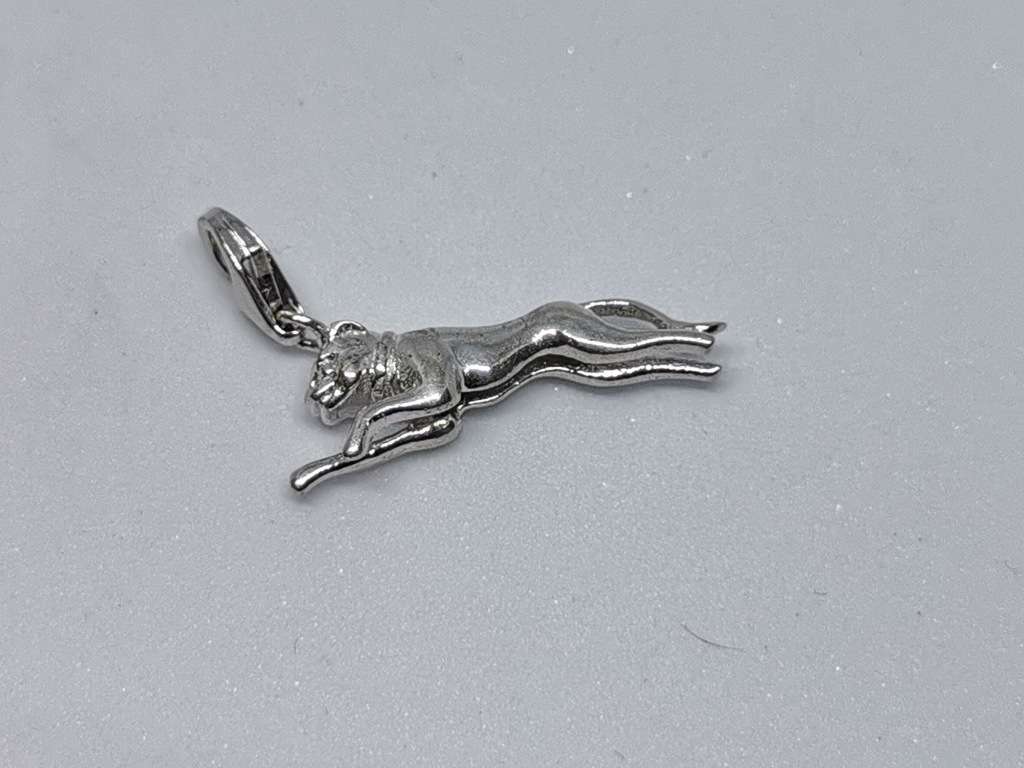 Silver Panther Charm