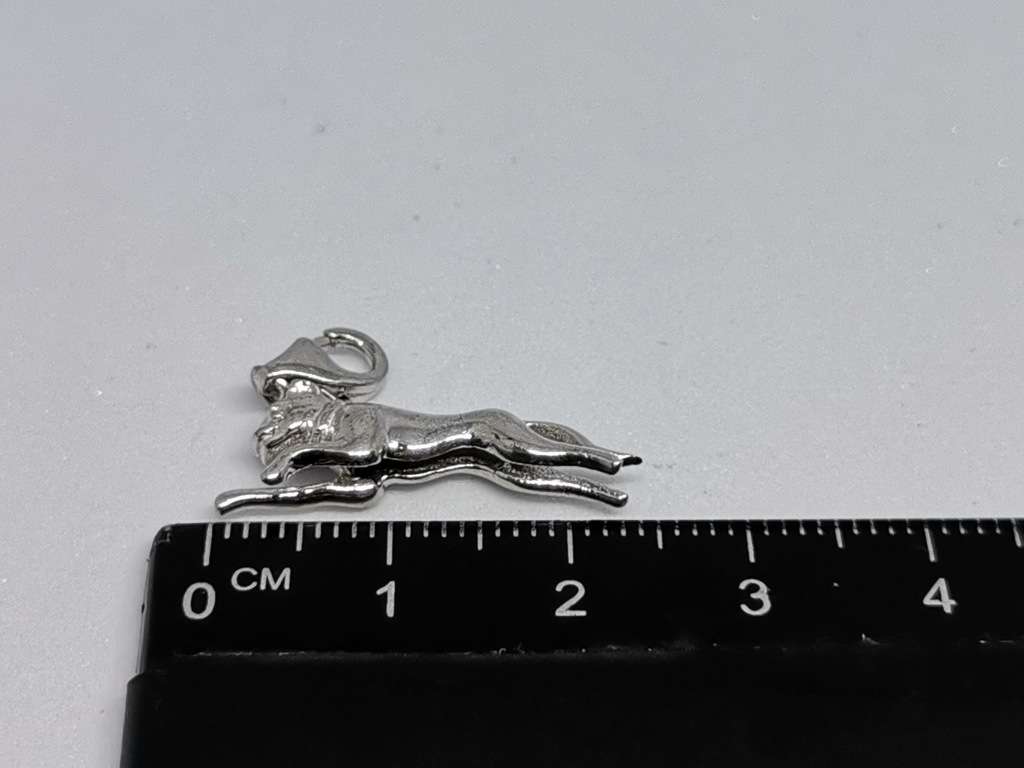 Silver Panther Charm