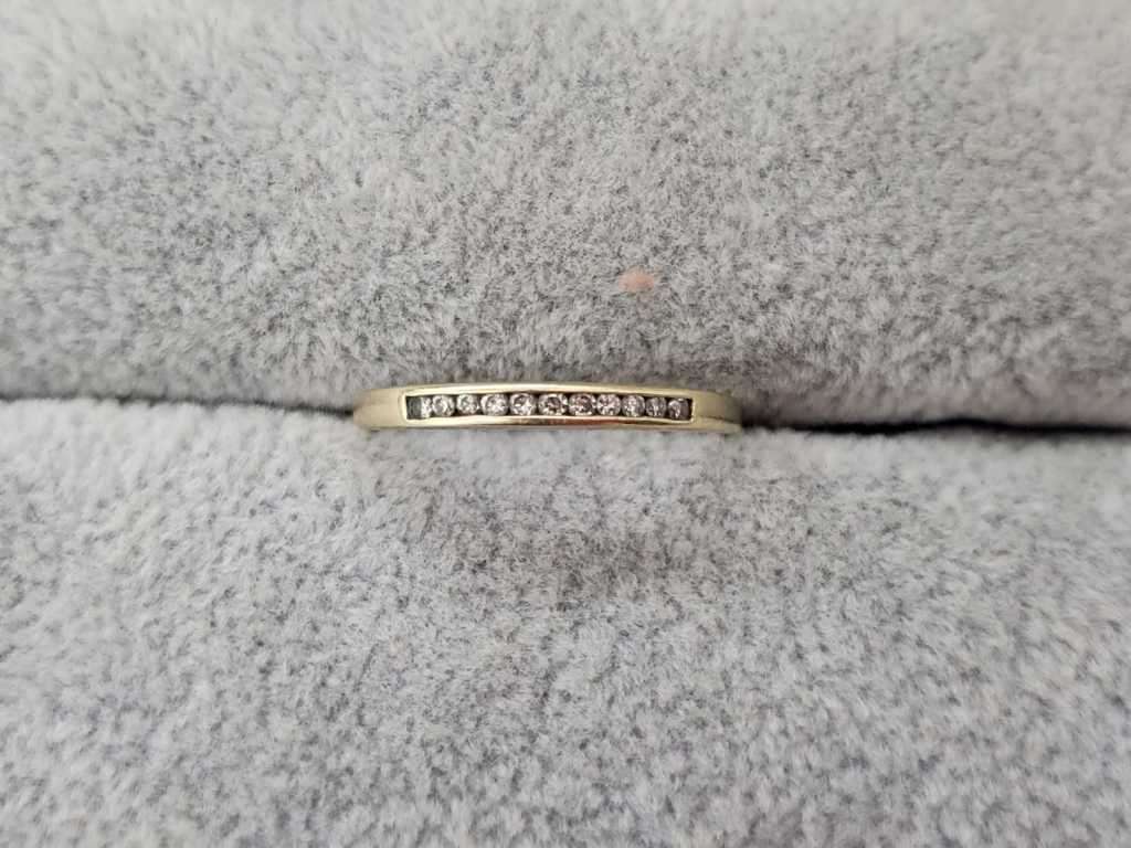 9ct Gold Half-Eternity Ring