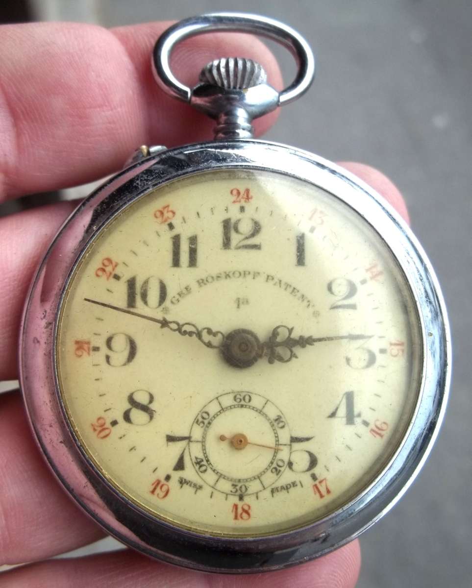 GRE Roskopf Patent Gents Pocket Watch