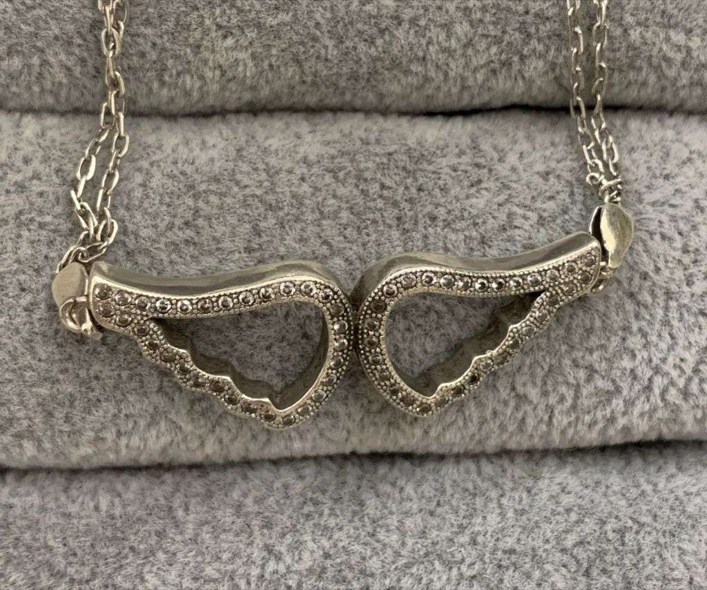 Silver Angel Wings Bracelet