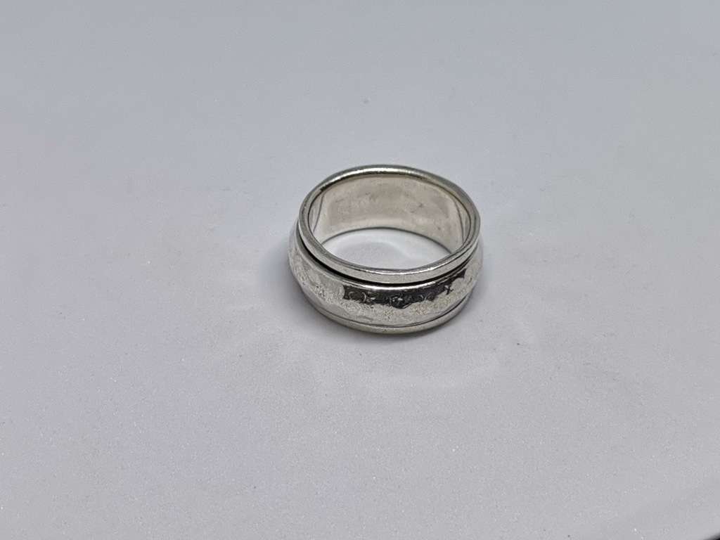 Unique Silver Fidget Ring
