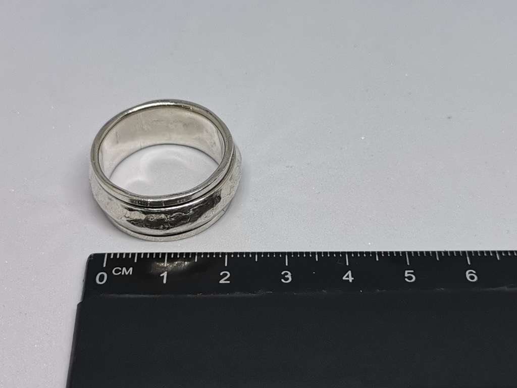 Unique Silver Fidget Ring
