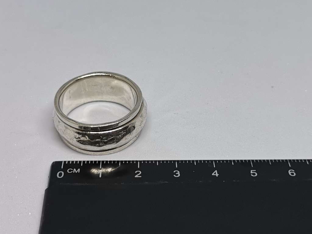 Unique Silver Fidget Ring