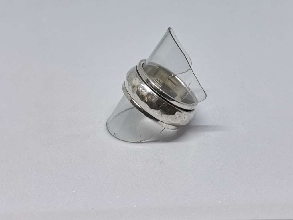 Unique Silver Fidget Ring