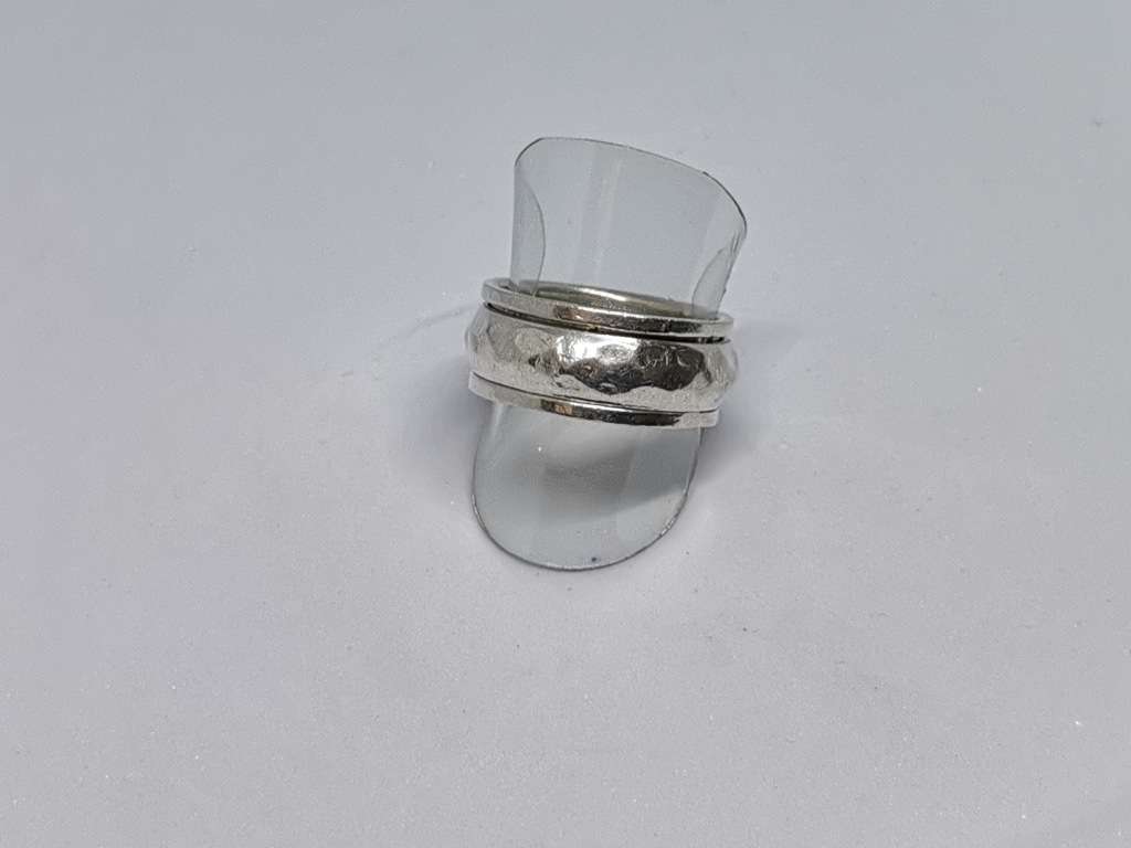 Unique Silver Fidget Ring