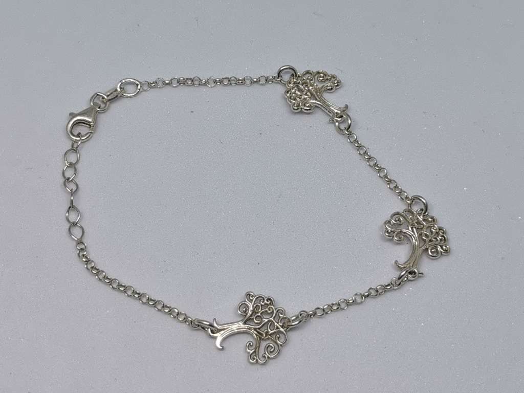 Silver Tree of Life Bracelet