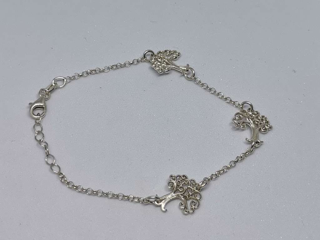 Silver Tree of Life Bracelet
