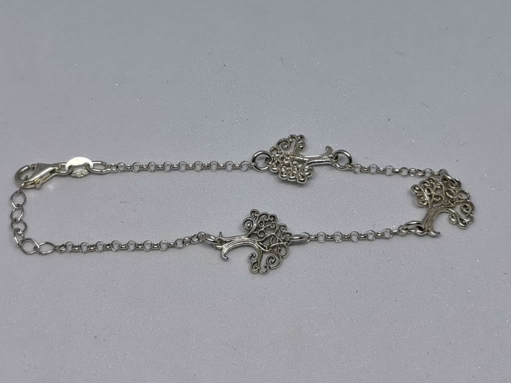 Silver Tree of Life Bracelet