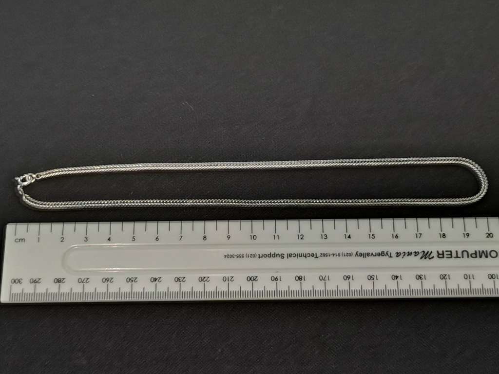 Silver Foxtail Chain