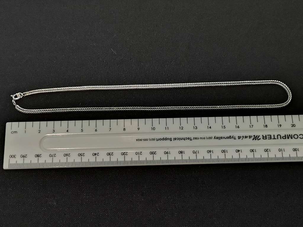 Silver Foxtail Chain