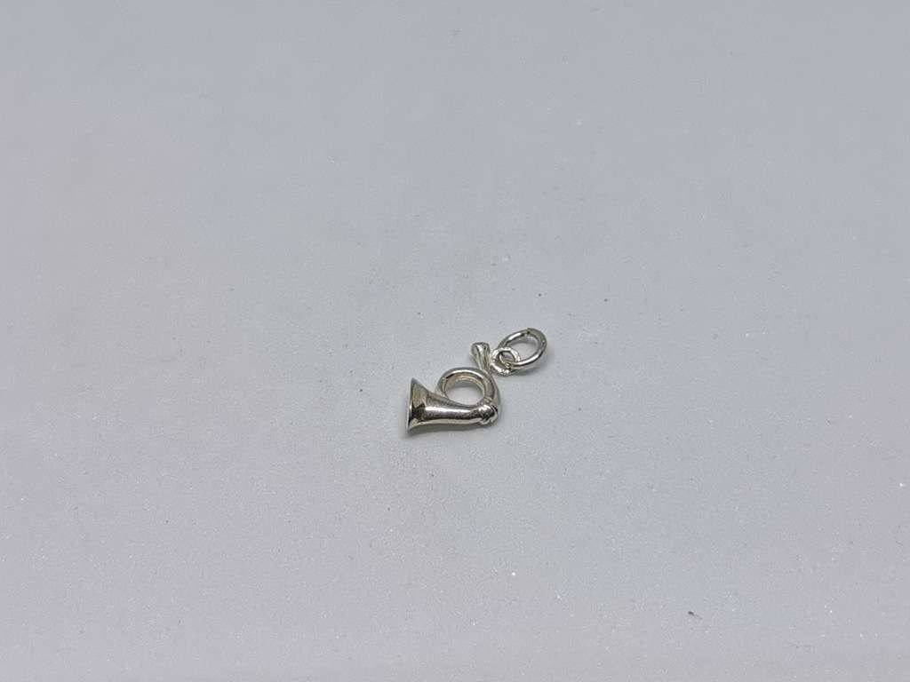 Silver Trumpet Charm