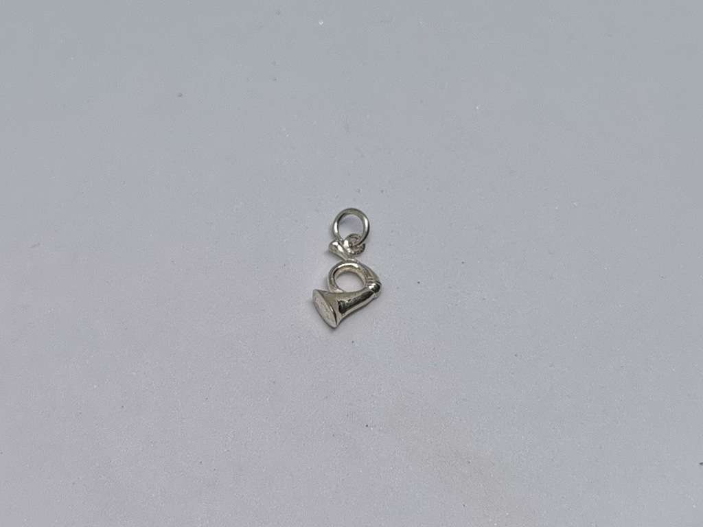 Silver Trumpet Charm