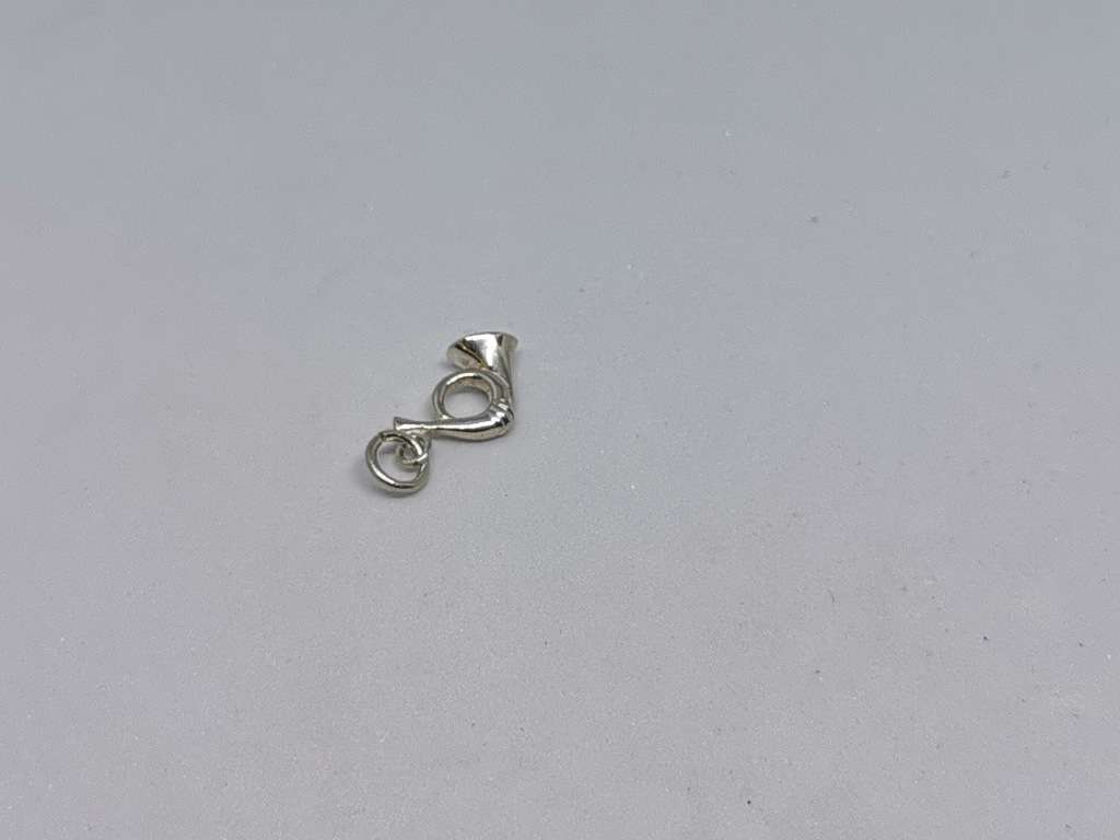 Silver Trumpet Charm