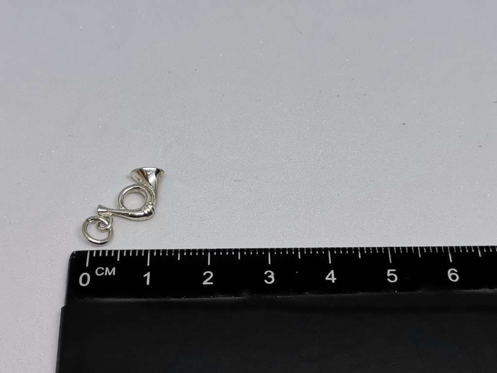 Silver Trumpet Charm