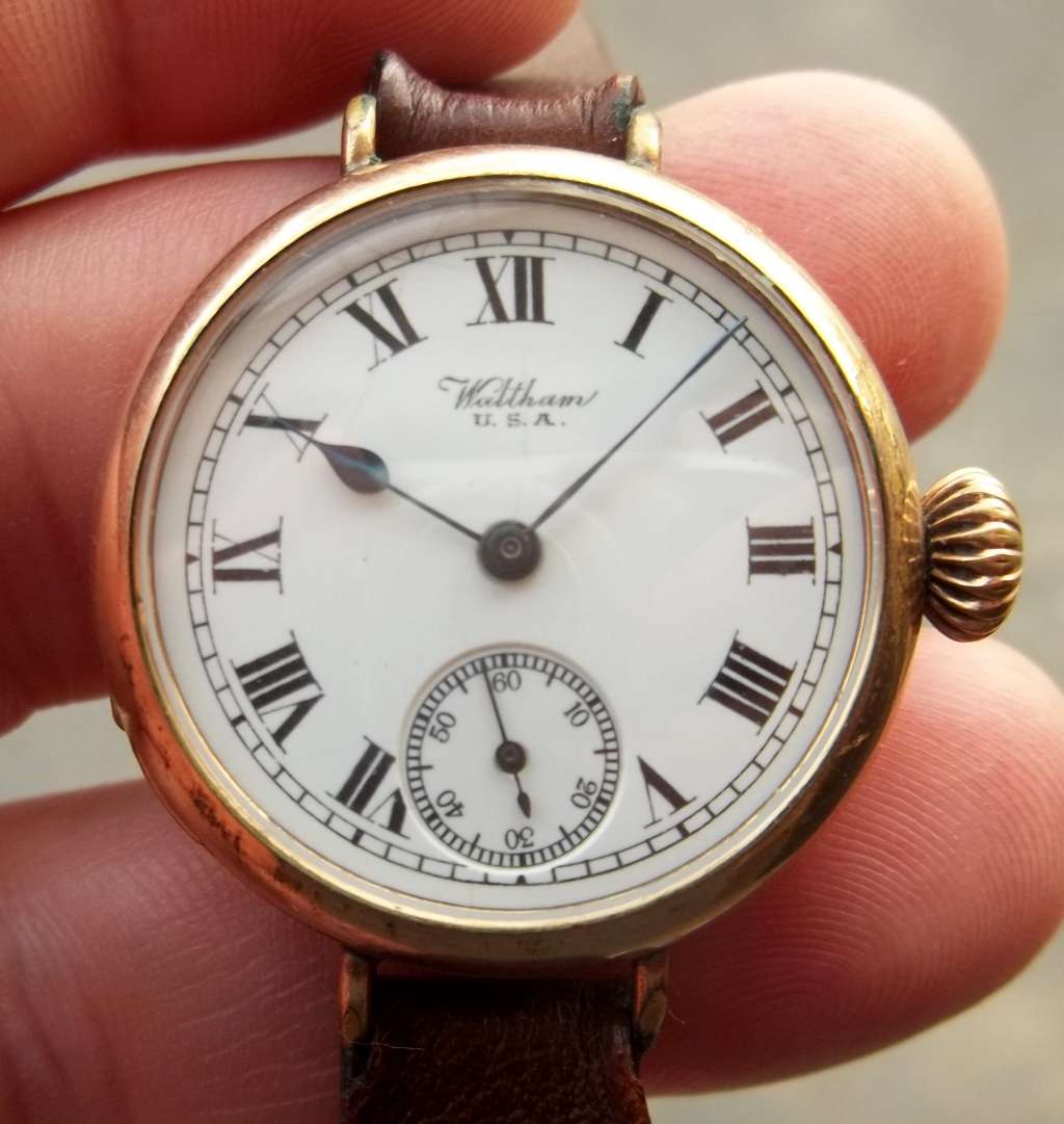 DISCOUNT!!! 1926 WALTHAM Gold Plated lady`s watch - working, needs service