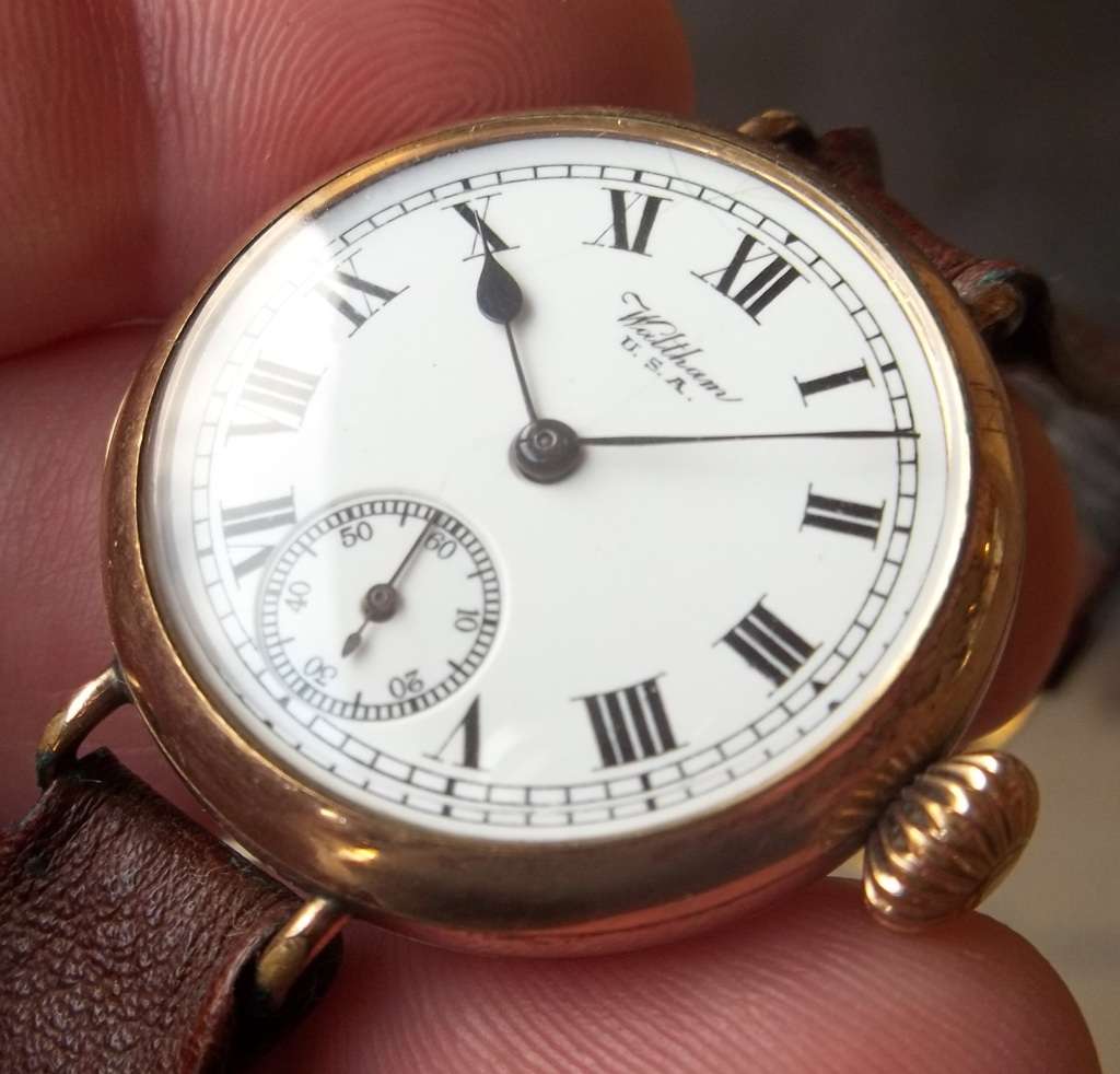 DISCOUNT!!! 1926 WALTHAM Gold Plated lady`s watch - working, needs service