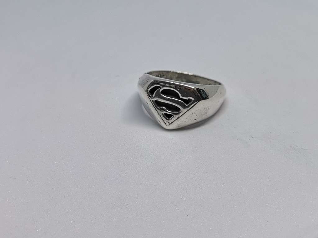 Silver Superman Ring
