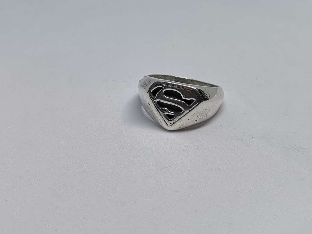 Silver Superman Ring