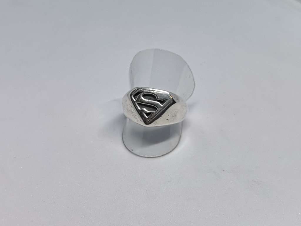 Silver Superman Ring