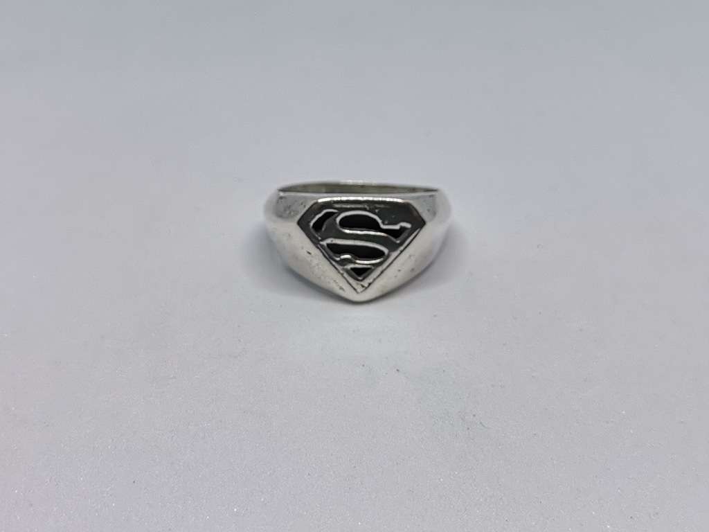 Silver Superman Ring