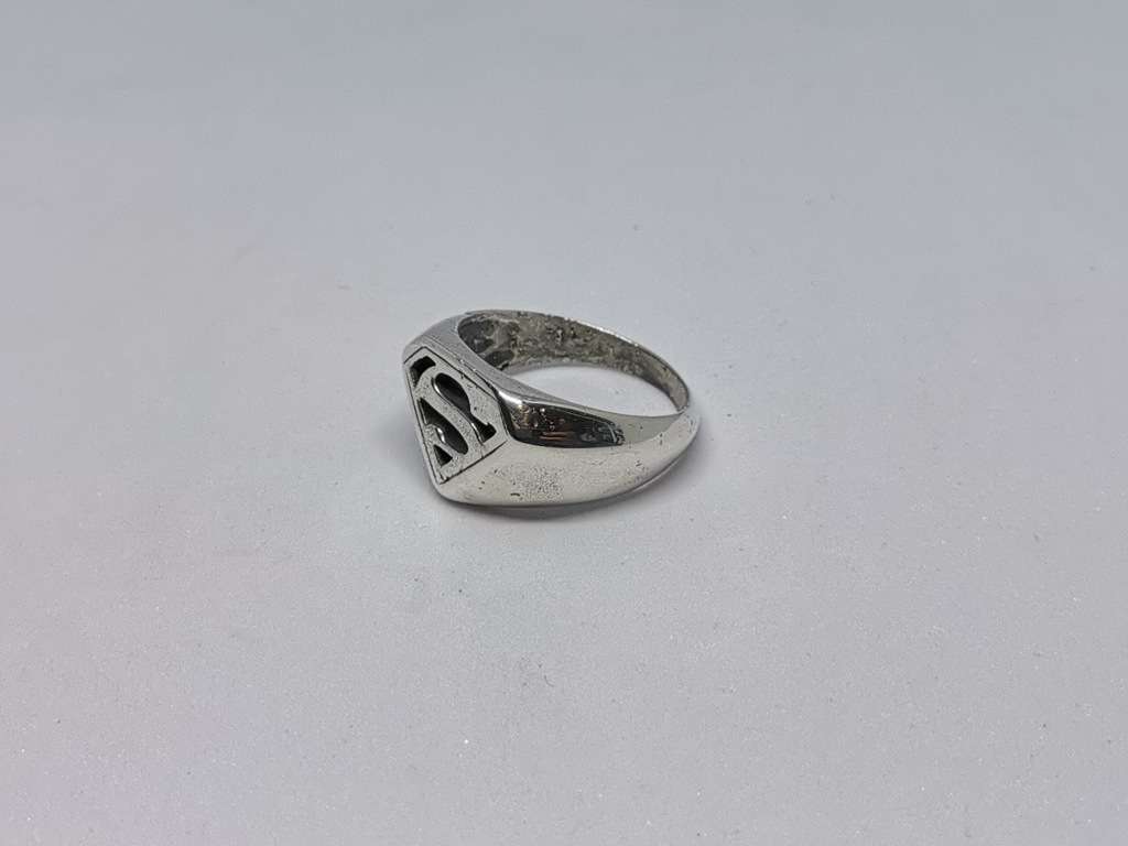 Silver Superman Ring