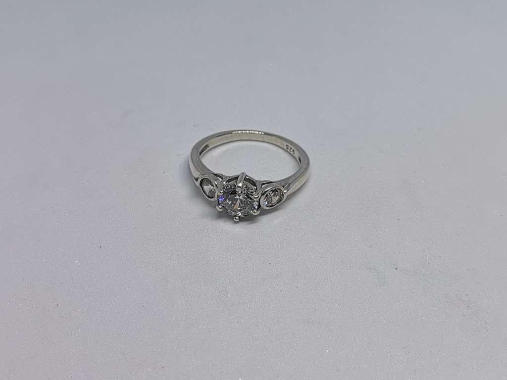 Pretty Silver Trilogy Ring