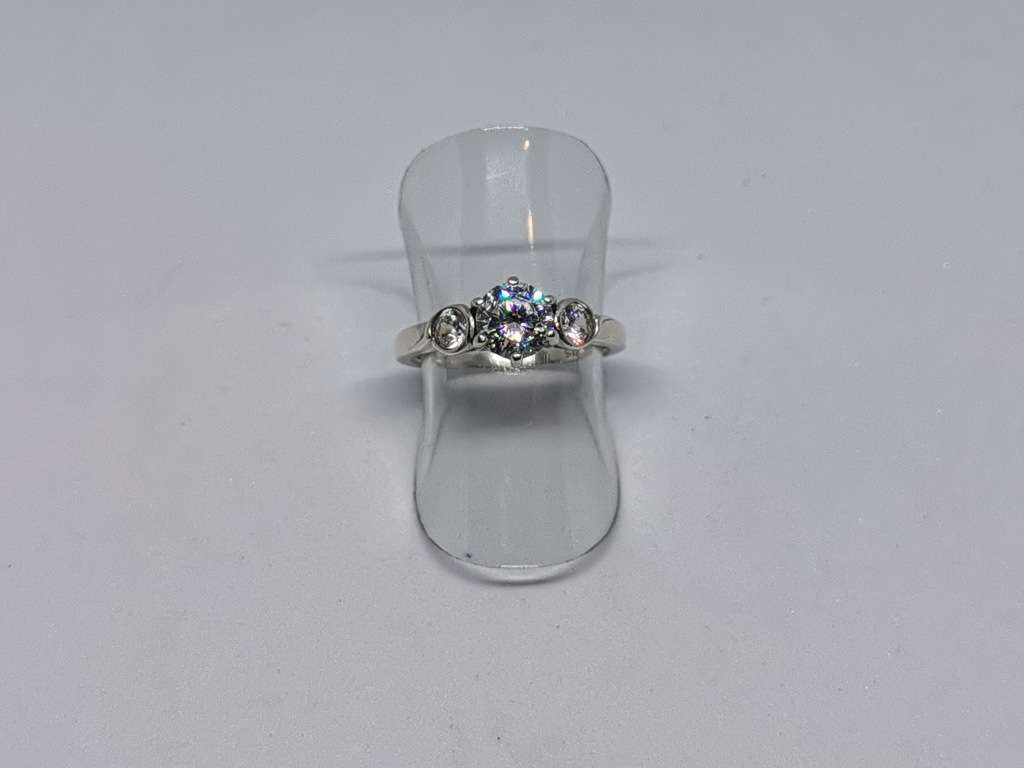Pretty Silver Trilogy Ring